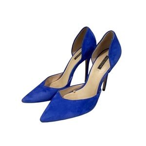⭐️Zara⭐️ Blue Suede Pumps